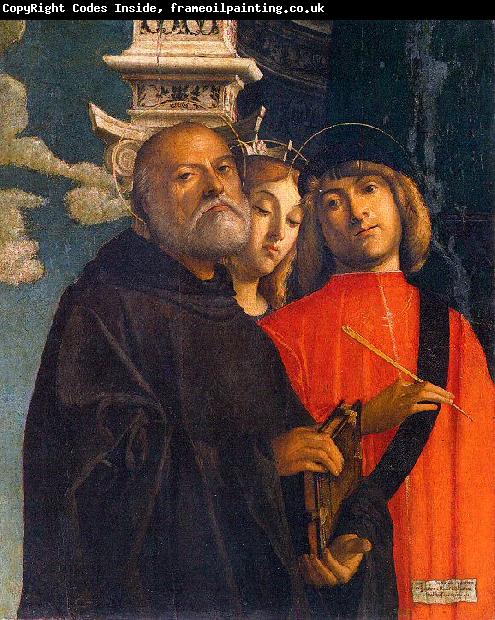 Marescalco, Il Saints Benedict, Thecla, and Damian
